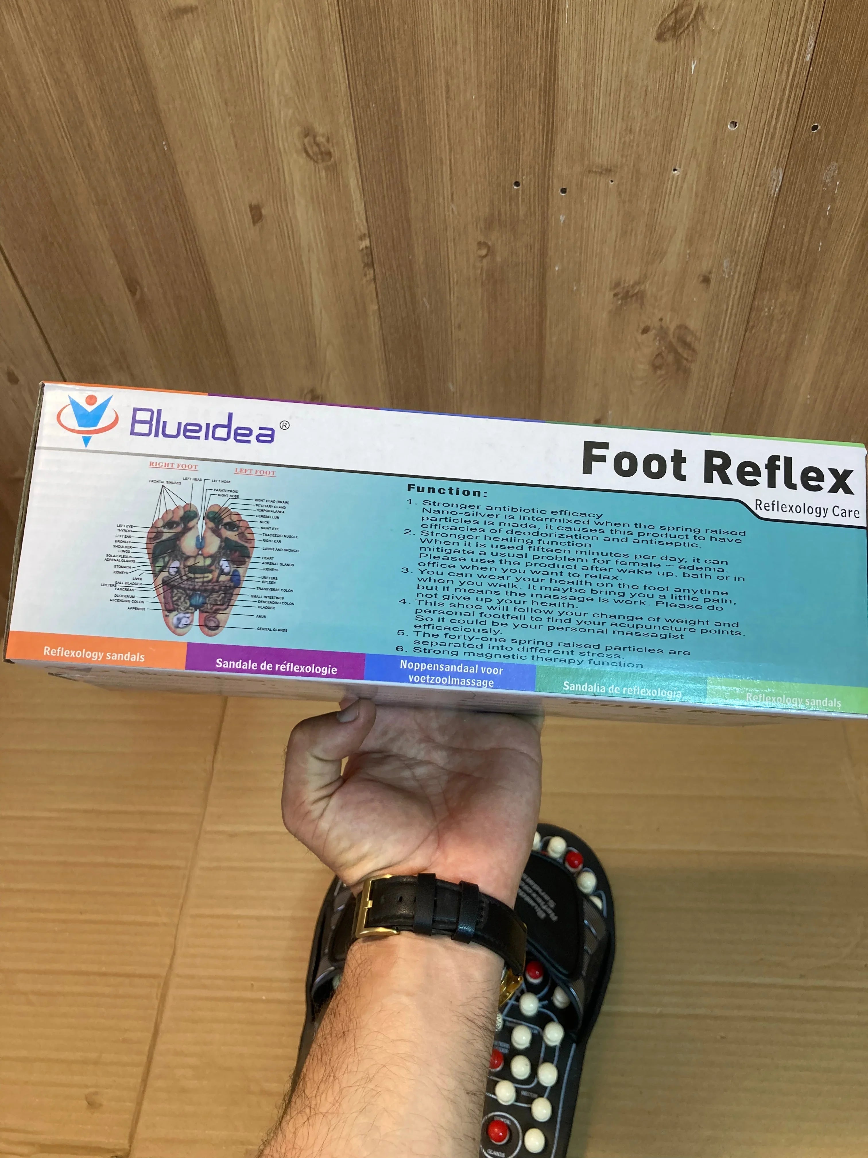 Blue Idea Foot Relux Accupressure Massage Slipper