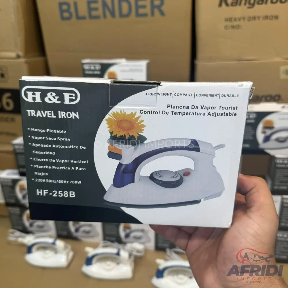 Flat Folding Traveling Steam Iron - Lot Imported