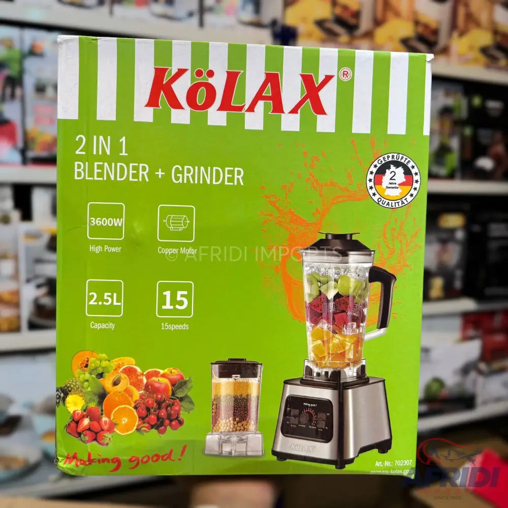 German Lot Imported Kolax 2-in-1 Blender & Grinder
