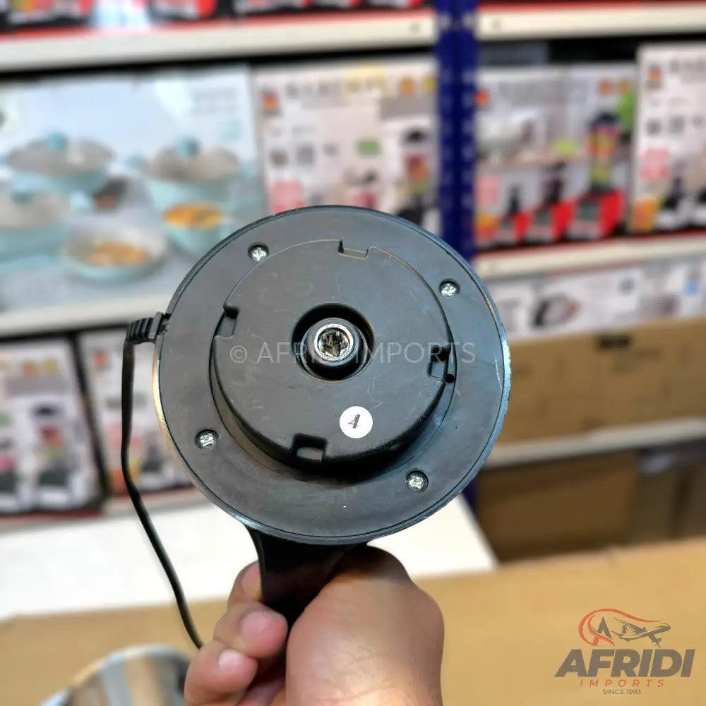 German Lot Imported Silver Crest 6-in-1 Chopper with Steel & Glass Bowl