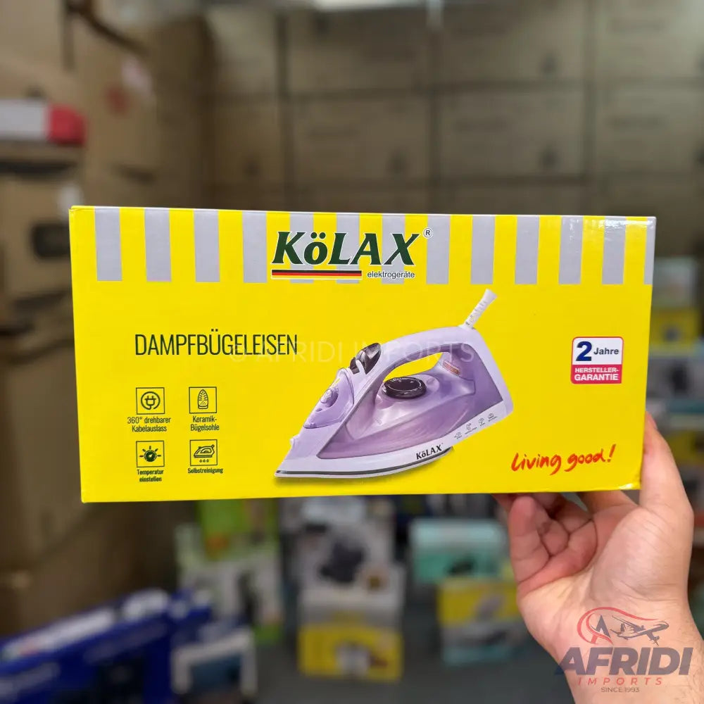 Kolax Ceramic 2400W Steam Iron 822465 - German Lot