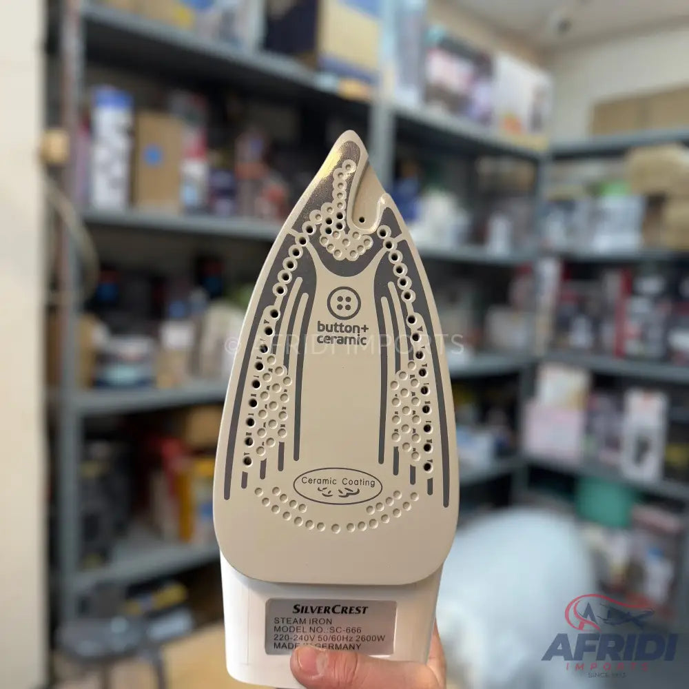 Silver Crest Iron with Ceramic Sole - Made for Germany - Lot Imported